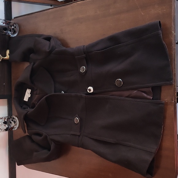 - Cleo brown size 2 wool pea coat - Picture 17 of 17